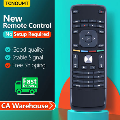 XRT100 Remote Control For Vizio TV E320VT E370VT E420VT E240AR E320AR E420AR