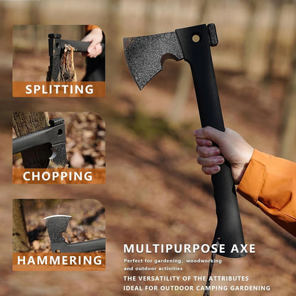 Outdoor Camping Hatchet Axe, Tactical Axe And Hammer, Small Set