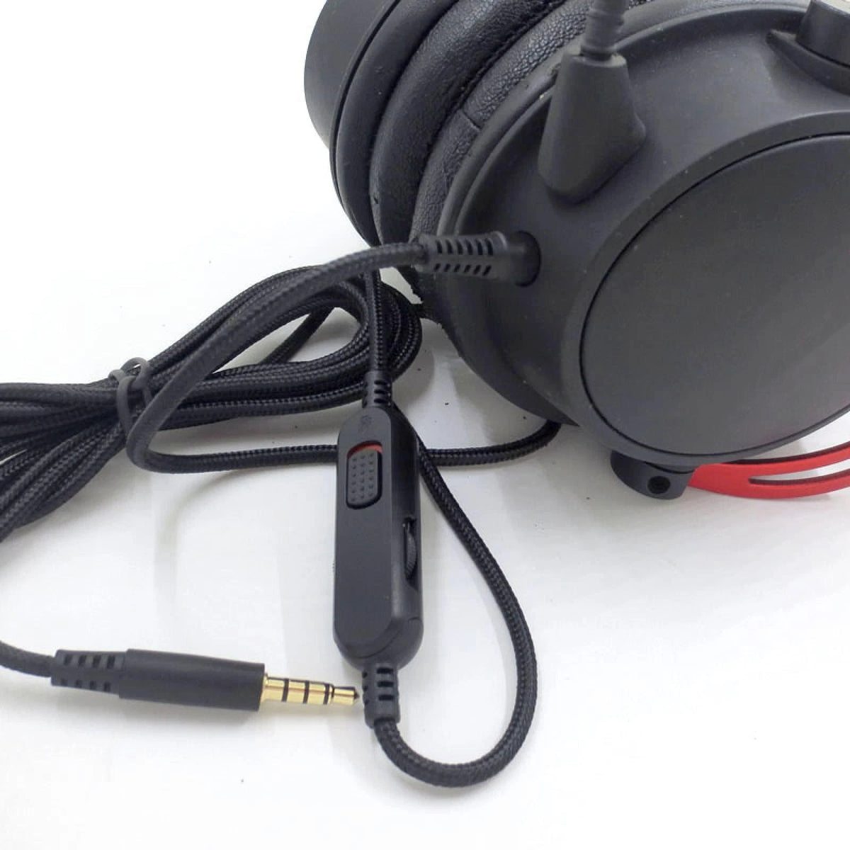 1*Earphone Cable Audio Cord Line For HyperX Cloud Mix Cloud Alpha Game Headsets