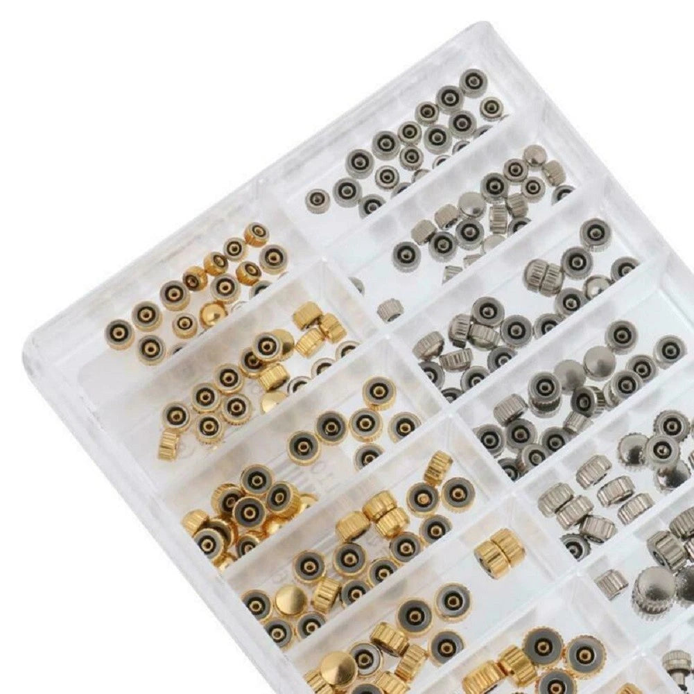 Multi Sizes Copper Quartz Watch Stem Crown Repair  Assortment Watchmaker Tool D