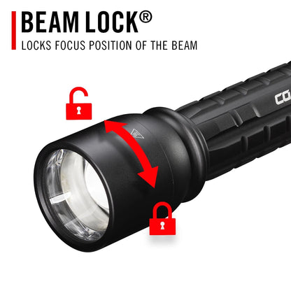 Coast XP14R 4500 Lumen USB-C Rechargeable LED Flashlight with Slide Black