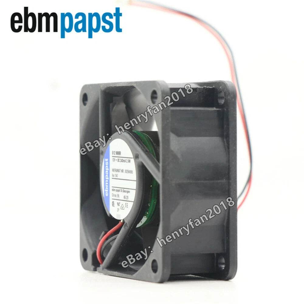 612NHHR Axial Fan 60*60*25mm 12VDC 2.9W High Air Volume Ebmpapst Case Fan
