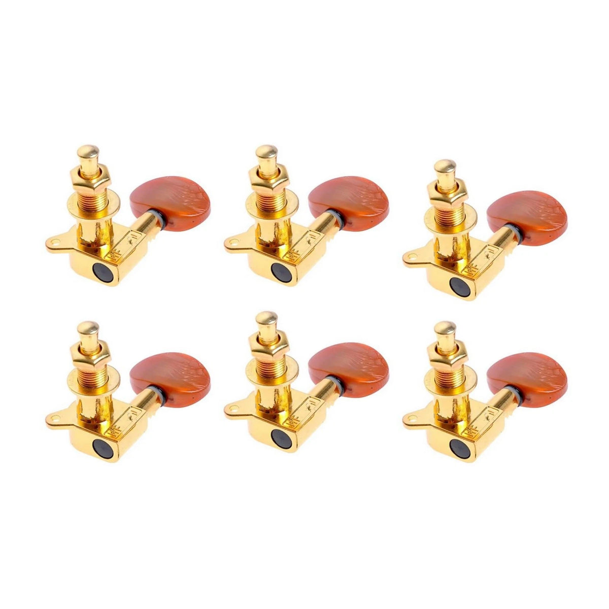 3L3R Acoustic Guitar String Enclosed Tuning Pegs Tuners Keys Machine Heads Gold