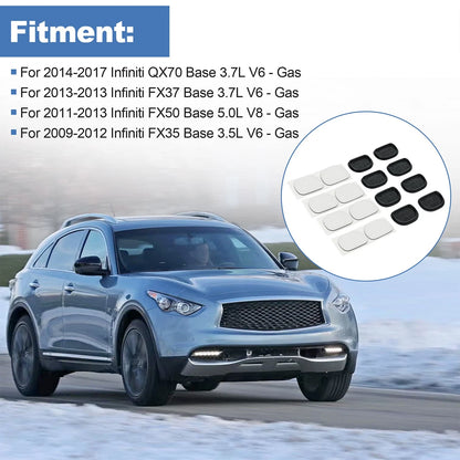 Roof Rail Crossbar End Cap Hole Plug Cover Removal Kit For Infiniti QX70