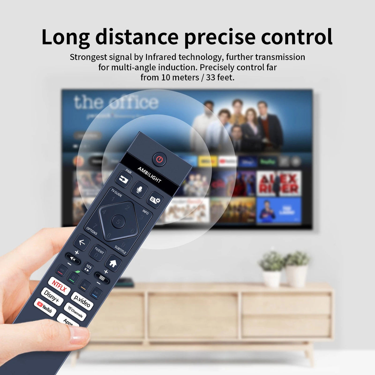 398GM10BEPHNE000SY Remote Control For Philips TV PUS8359, PUS8319, PUS8949,