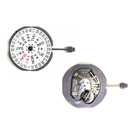 3 Hands Date @ 3 Metal Quartz Watch Movement With Stem For Miyota GM02 GM00