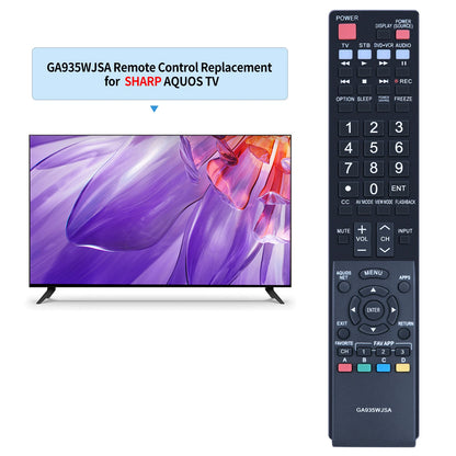 GA935WJSA Remote Control For Sharp AQUOS TV LC-70LE734U LC-40LE830U