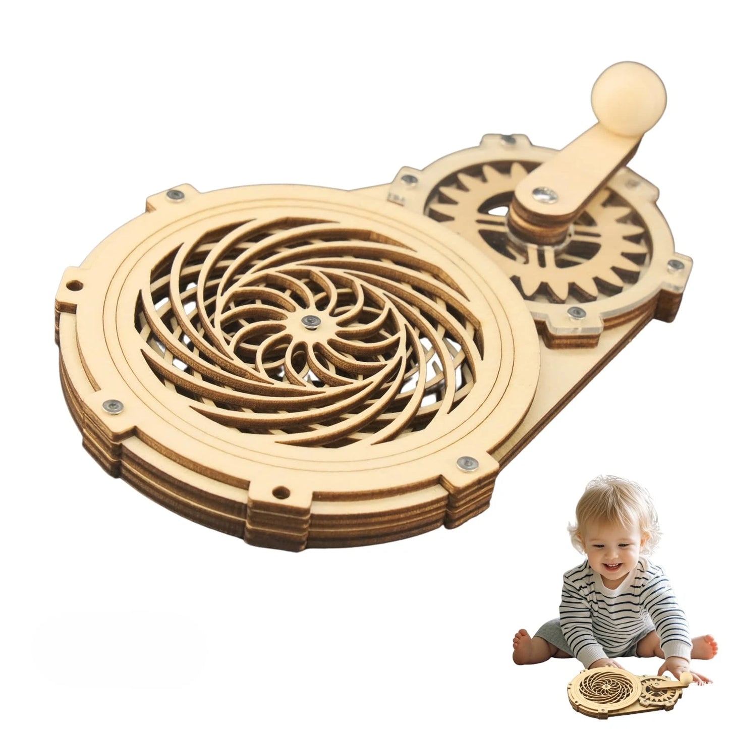 Montessori Wooden Busy Board DIY Accessory - Toy for Kids Early Educational...