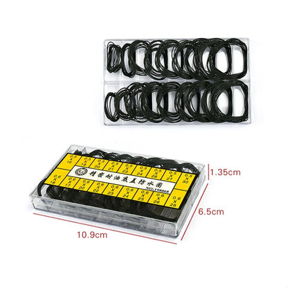 200Pcs Replacement Rubber 0.5mm 0.6mm O-ring watch washer waterproof Washer B