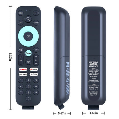 RC4573201/01 Replacement Remote Control For Flow Box Android TV