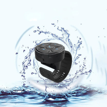 Wireless Bluetooth Media Button Remote Controller Car Motorcycle Bike Steering