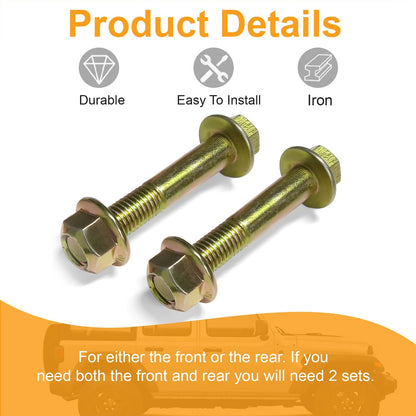 6104242AA, 6104718AA M12x1.50 Hex Bolt for Jeep Wrangler JL, JK & Gladiator JT