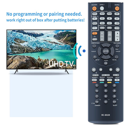 RC-801M For Onkyo AV Receiver Remote Control HT-RC360 HT-S7400 HT-R690