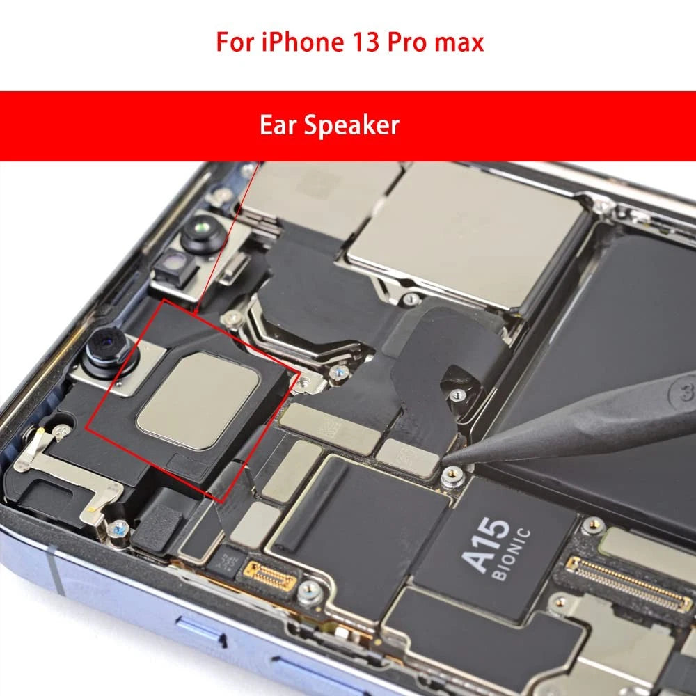 MEEFIX Earpiece Ear Speaker for iPhone 13 Pro Max (6.7 inches) Internal Black