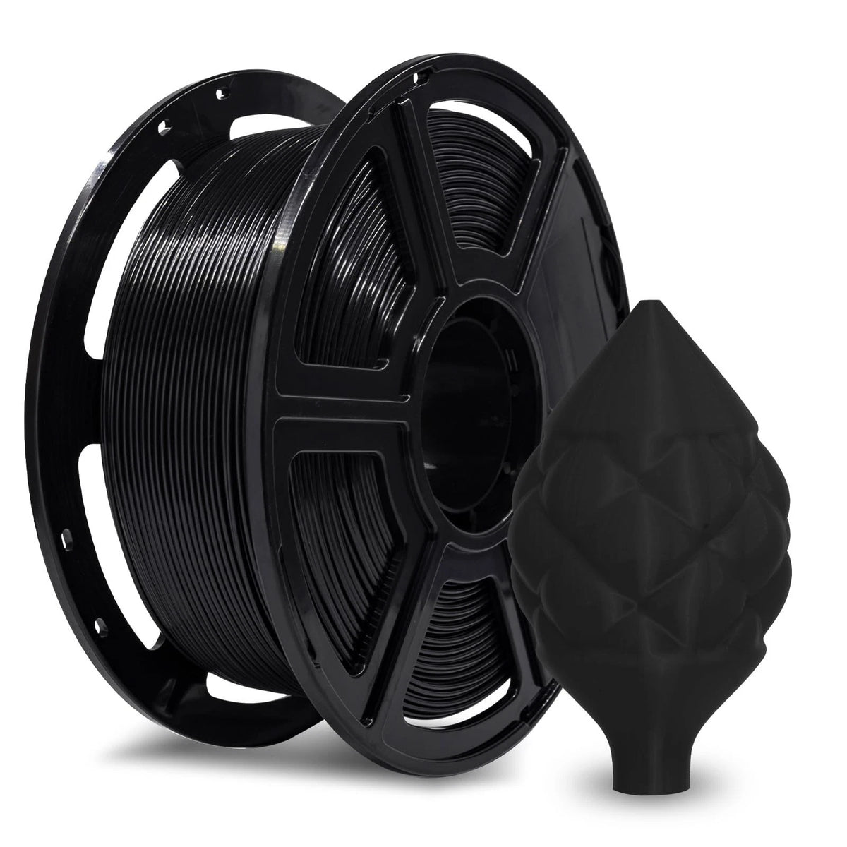 FLASHFORGE ABS Pro Filament 1.75mm Black, 3D Printer 1kg Black