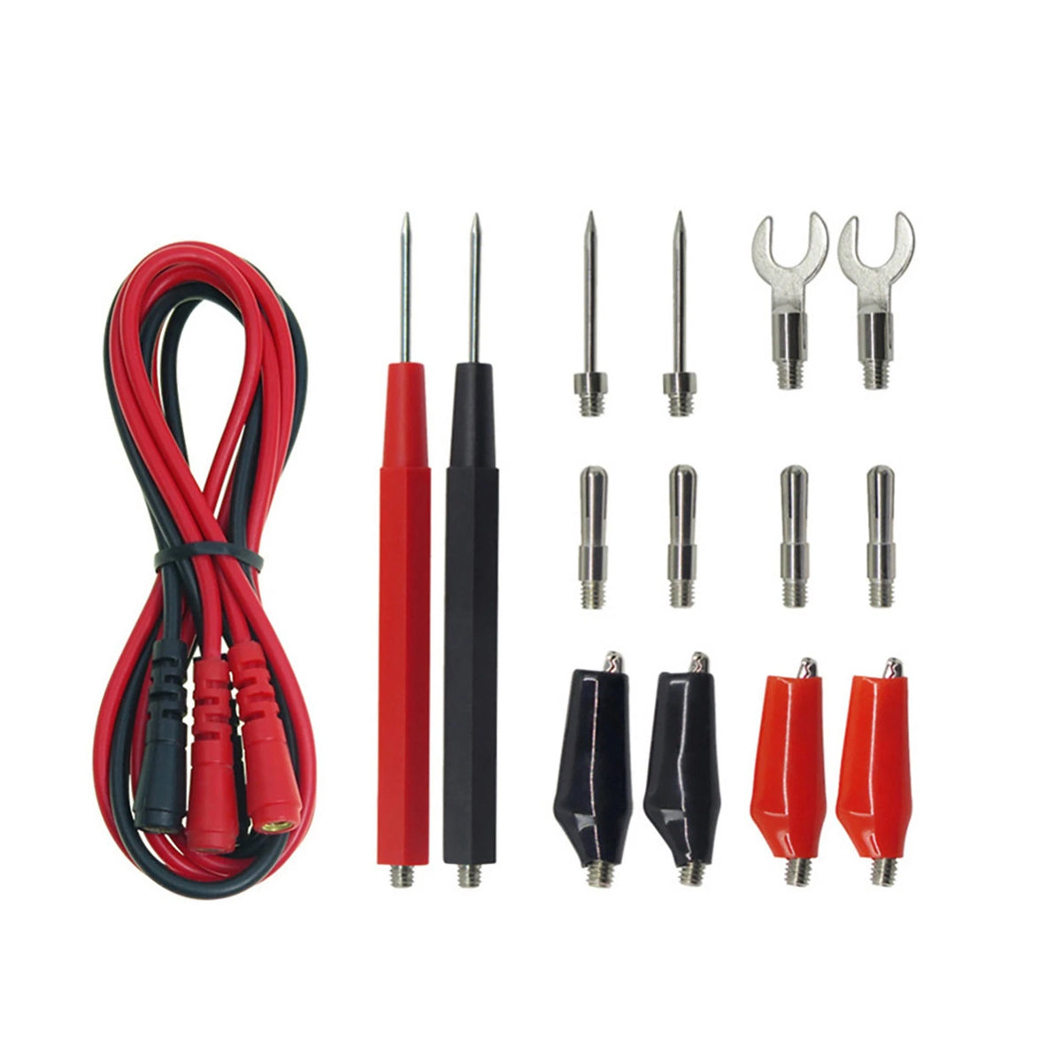 16Pcs 10A Multimeter Test Lead Cable Probes Accessories For Volt Meter