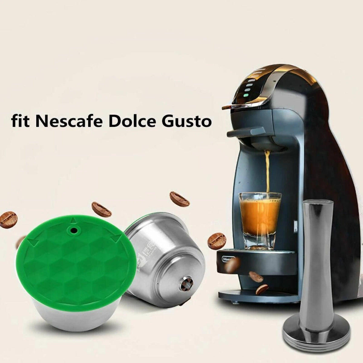 Stainless Steel Dolce Gusto Coffee Capsule For DOLCE GUSTO EDG606 Machine