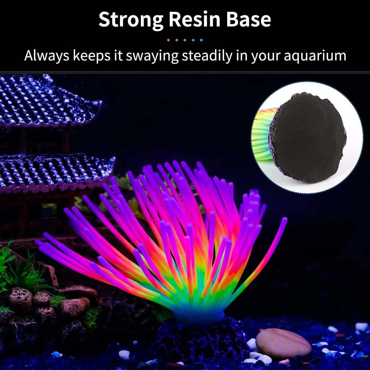 Uniclife Aquarium Imitative Rainbow Sea Urchin Ball Artificial