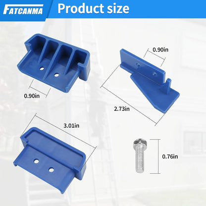 D1100 Series End Cap Kit - for Werner Ladder Extension Accessories - Blue