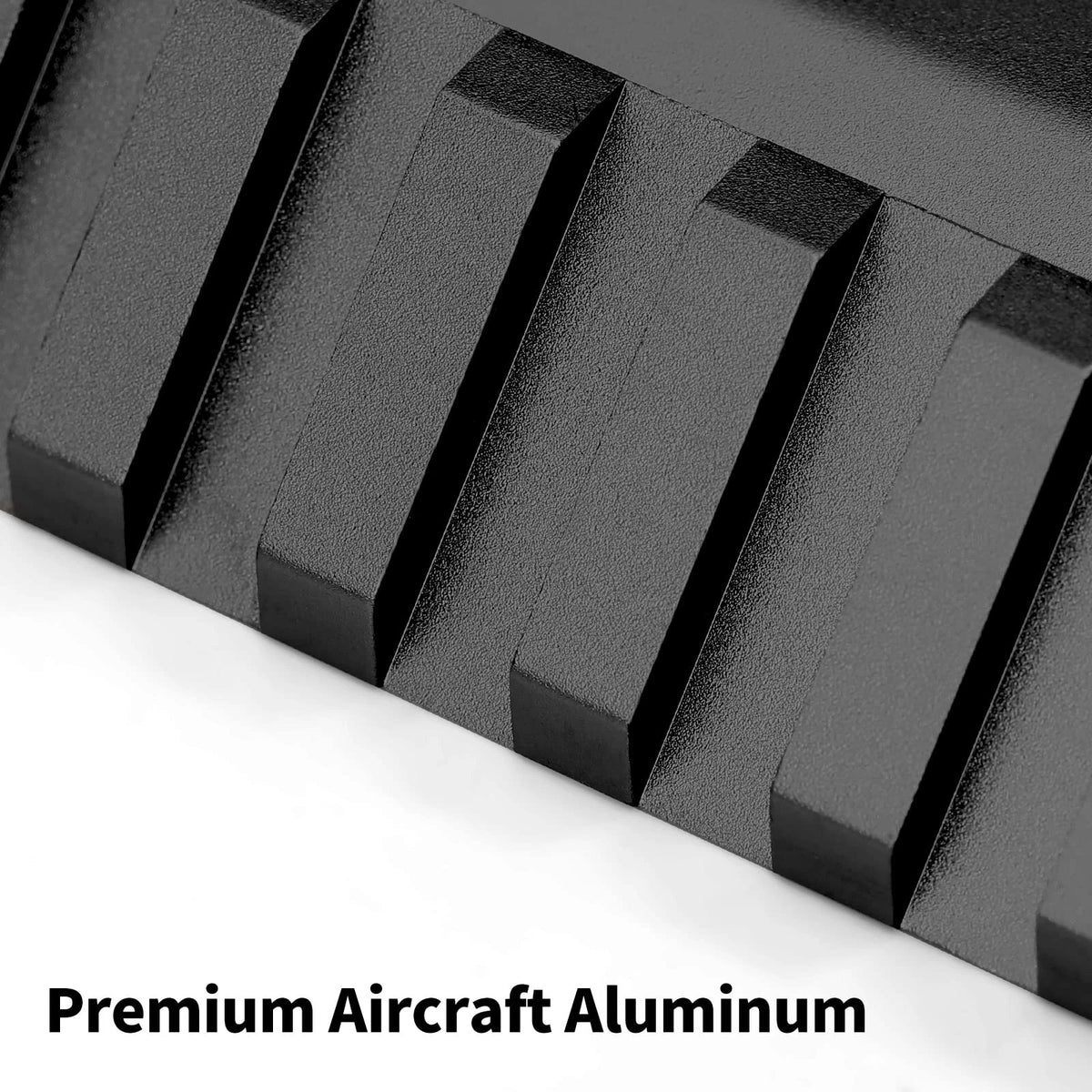 Picatinny Offset Rail Mounts, 45 Degree 3-4-5 slots, Black