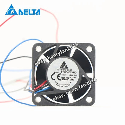 Delta Fan EFB0405VHD DC 5V 0.50A 40*40*20MM 3pin Server Cooling Fan Ball Bearing