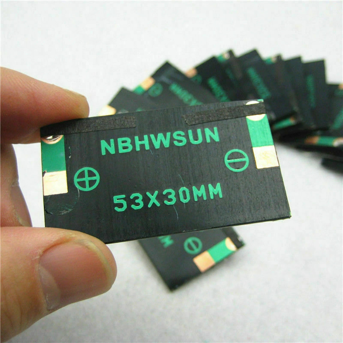 10Pcs/Lot DIY Toy 5V 30mA 53X30mm Micro Mini Small Power Solar Cells Panel k