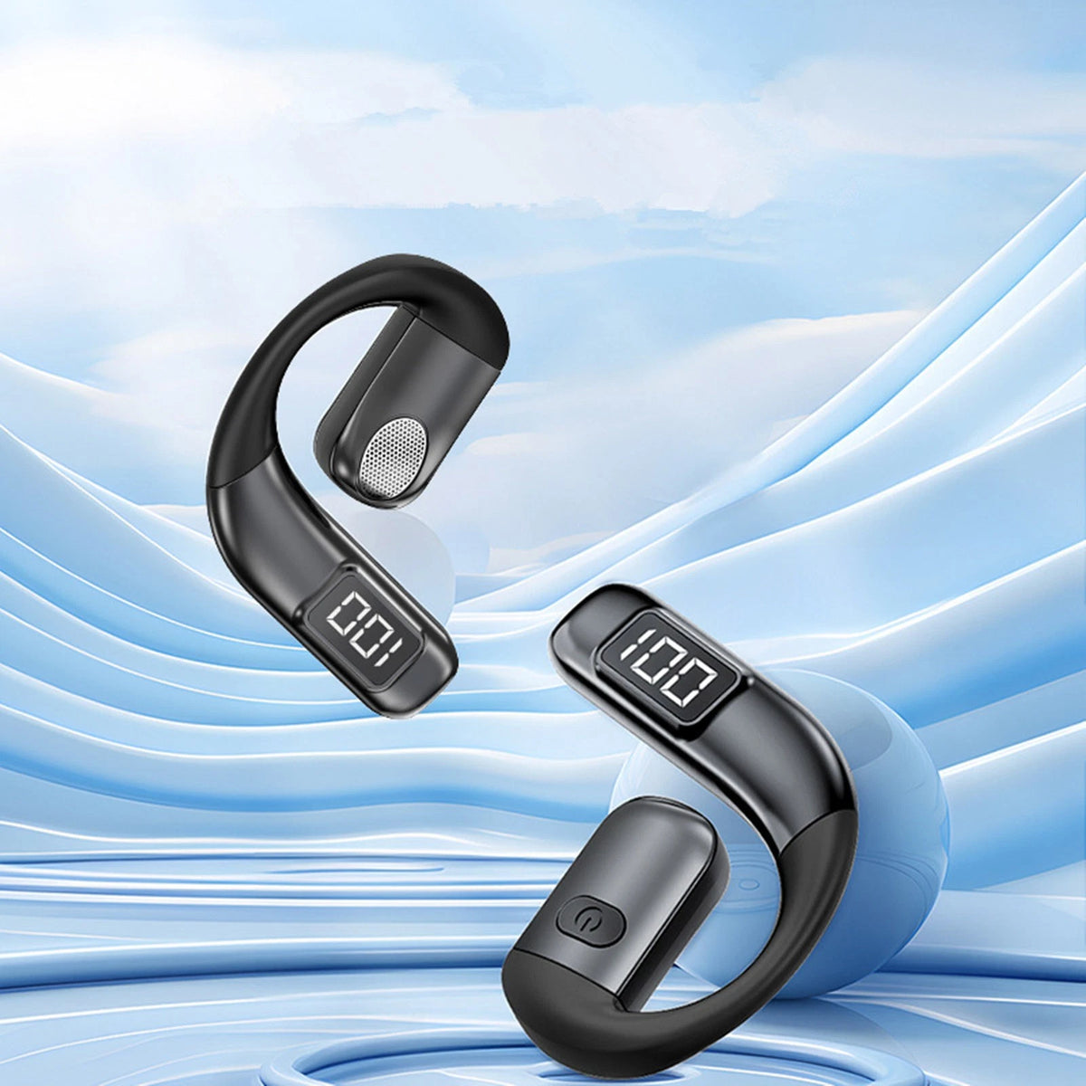 5.5 Ear-hooked wireless headphones Driving Trucker Earbuds Noise Cancelling