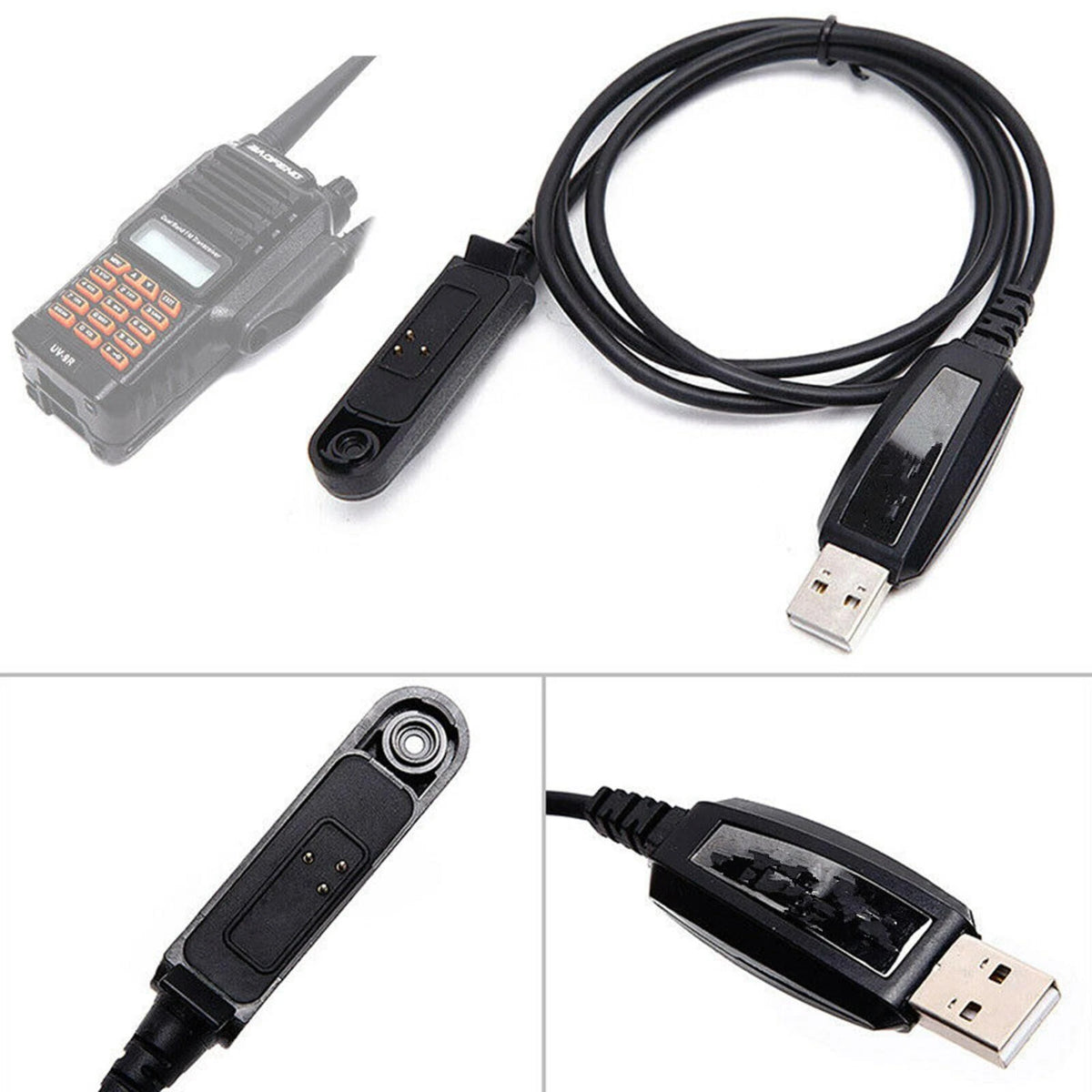 USB Programming Cable Cord w/ CD For Baofeng BF-UV9R/Plus BF-A58 BF-S58 BF-N9 C