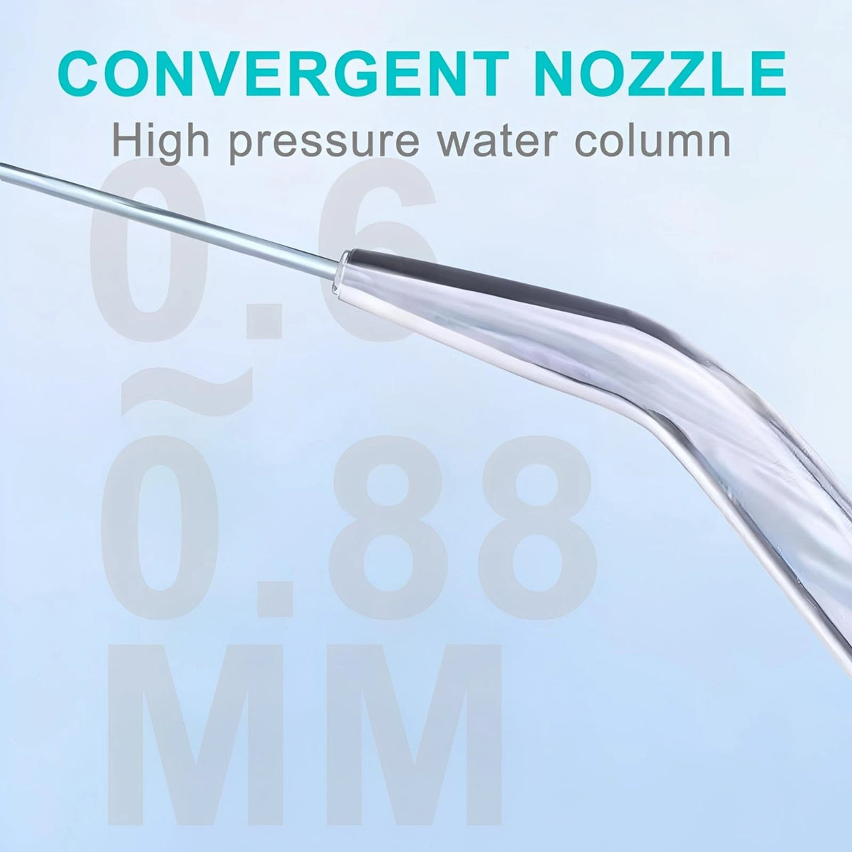 Replacement Tips for COSLUS FC5360 Water Flosser, Flosser Clear