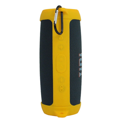 Yellow Soft Silicone Cover Protective Case For JBL Charge 5 Bluetooth Speaker