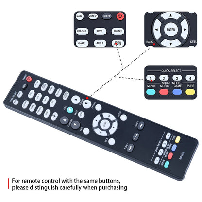 RC-1218 For Denon AV Receiver Remote Control AVR-X2400H AVR-S730H AVR-S930H