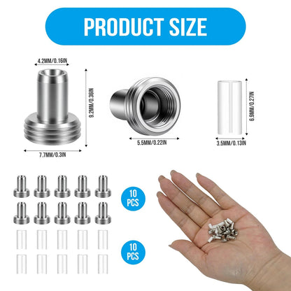 Nextpal 20 Pcs VFL Fiber Optic Light Tip Visual Fault Locator white