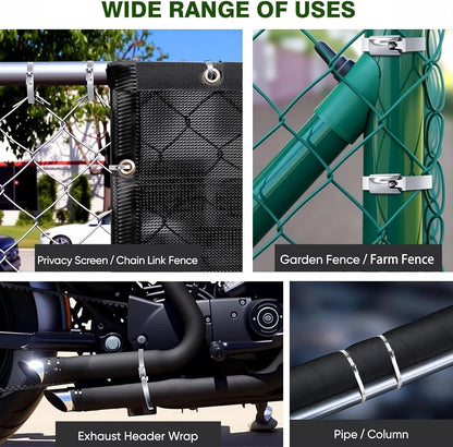 Metal Zip Ties with Stainless Steel Cable Tie Gun, Special Tool For Silver