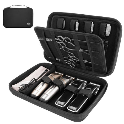 SMYV Barber Bags for Clippers and Supplies, Sturdy Clipper Large, Nylon Black