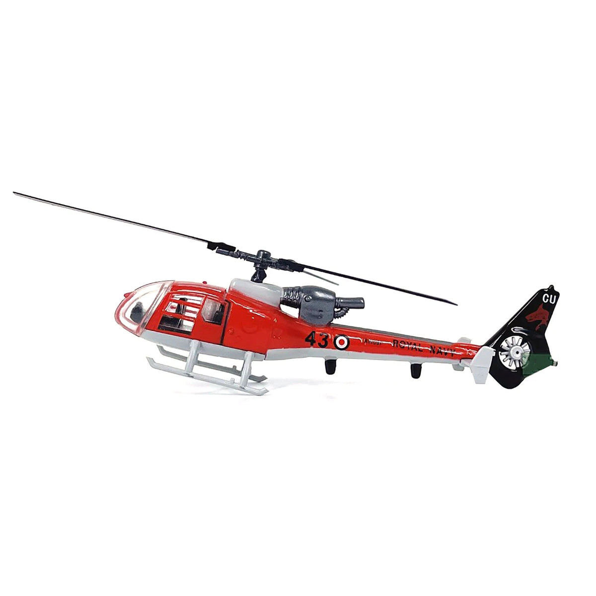 1:100 Diecast Alloy For Aerospatiale Gazelle SA341/342 Helicopter Model Toy