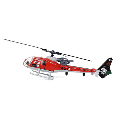 1:100 Diecast Alloy For Aerospatiale Gazelle SA341/342 Helicopter Model Toy
