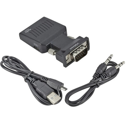 VGA Input To HDMI Output Adapter PC Laptop To HDTV Moniter Projecter Converter F