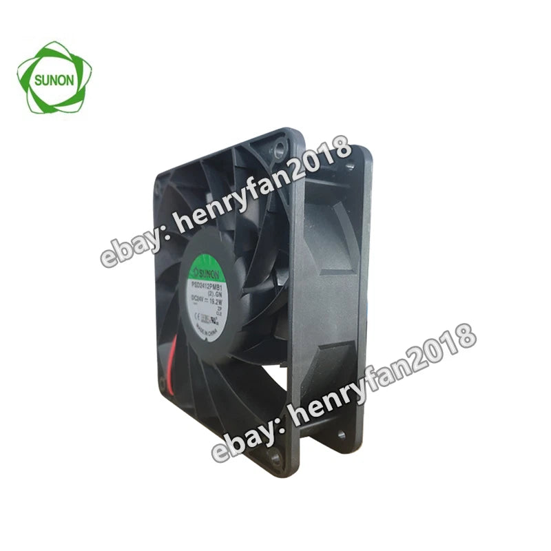 SUNON PSD2412PMB1 DC 24V 19.2W 120x120x38MM 2-Wires Inverter Cooling Fan