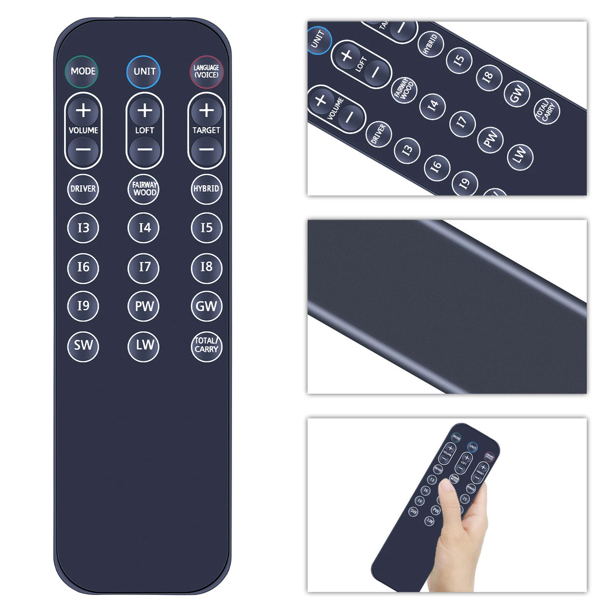 Remote Control For Voice Caddie Golf Swing Caddie SC300 Portable Launch Monitor