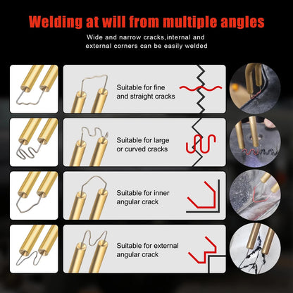 ATOLS Upgraded Plastic Welder, 1000PCS Staples, Pure Copper Red-Corded
