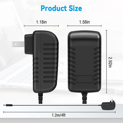 PK-Power Ac Adapter for LifeSource UA-767, 787 and 774 Series Digital Black
