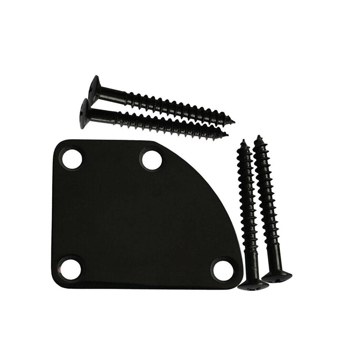 4-Hole Electric Guitar Neck Plate Cutaway Neck Joint Plate for Strat Tele Bass d