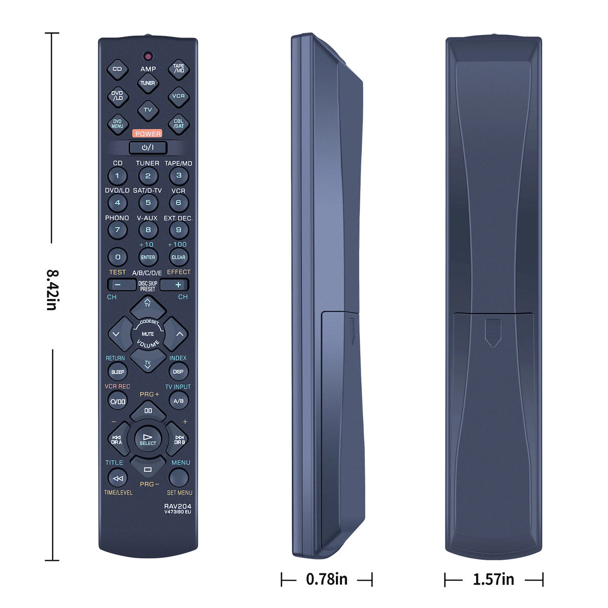RAV204 V473190 EU Remote Control For Yamaha RX-V496RDS RXV498RDS