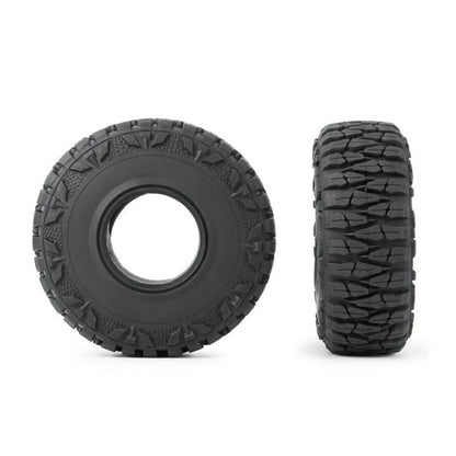 4Pack 1/10 RC Car 1.9" Rubber Wheel Tyres Tires Cover For 1.9in RC Wheel Rim D