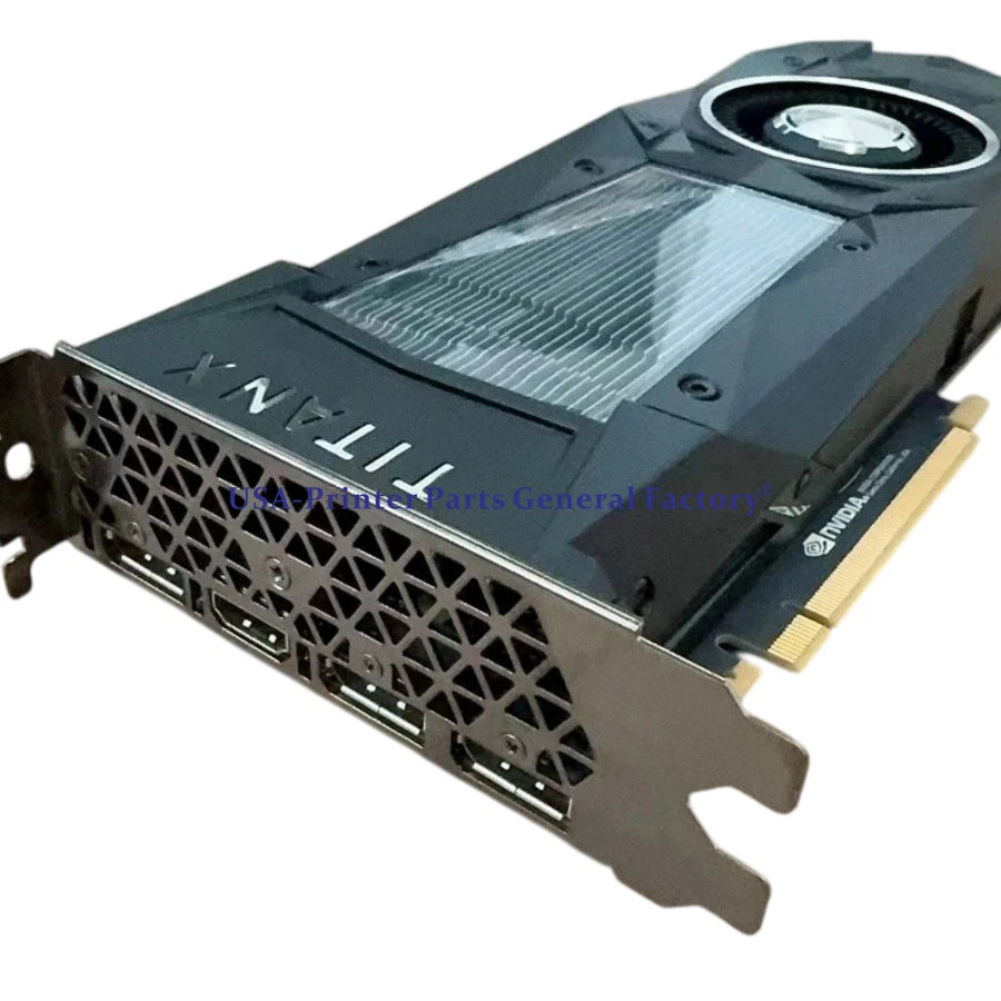 NVIDIA TITAN X 12GB GDDR6 PCIe 3.0 x16 Graphics Video Card CUDA Tensor RT Core