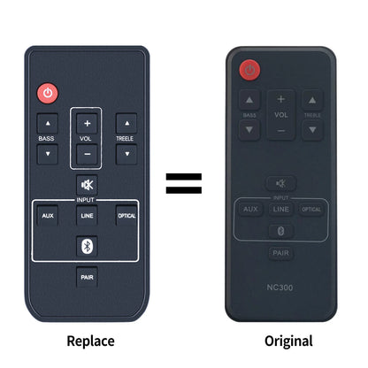 NC300 NC300UH Replace Remote Control For Sanyo Soundbar FWSB405FP FWSB405FA