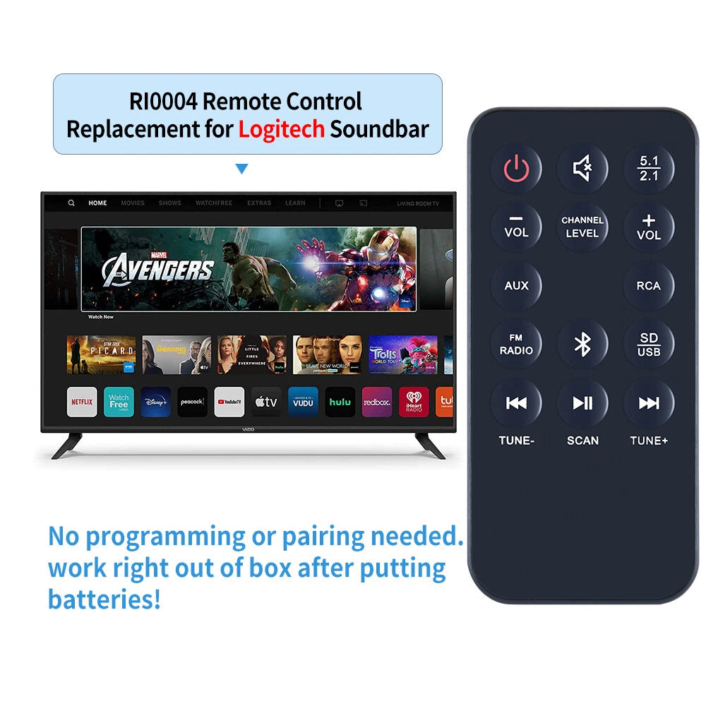 R10004 Replace Remote Control For Z607 Logitech 5.1 Surround Sound Speakers