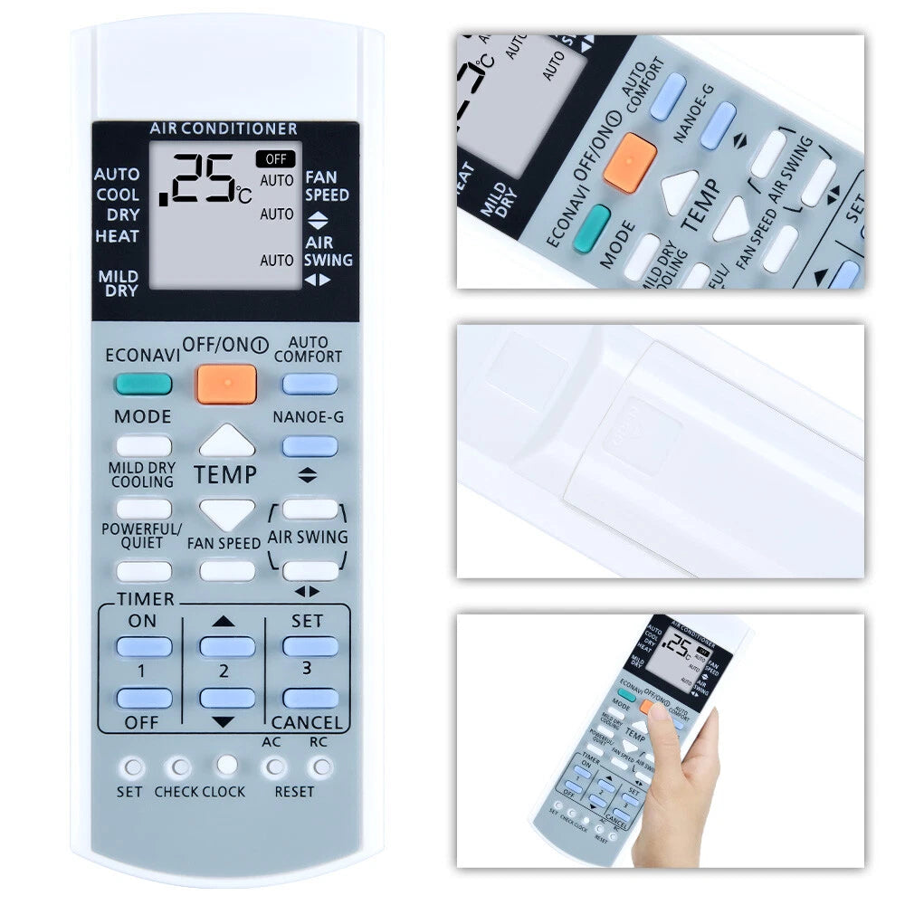 A75C3300 Remote Control For Panasonic AC Air Conditioner A75C3208 A75C3706