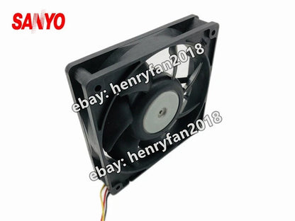 For SANYO 9G1212A401 DC 12V 0.40A 120*120*25MM 3wires Axial Cooling Fan San Ace