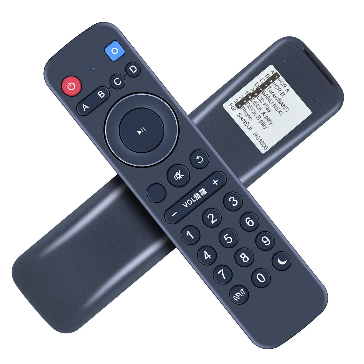 Replacement Remote Control For SANSUI RS-1000 RTRS1000